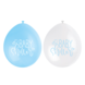 Geboorte Ballonnen Baby Shower Blauw 25cm 10st Geboorte Ballonnen Baby Shower Blauw 25cm 10st