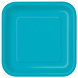 Borden Vierkant Turquoise 23cm 14st Borden Vierkant Turquoise 23cm 14st