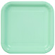 Borden Vierkant Mintgroen 23cm 14st Borden Vierkant Mintgroen 23cm 14st