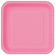 Borden Vierkant Roze 23cm 14st Borden Vierkant Roze 23cm 14st