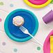 Blauwe Borden Rond 17,5cm 8st Blauwe Borden Rond 17,5cm 8st