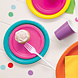 Fuchsia Borden Rond 17,5cm 8st Fuchsia Borden Rond 17,5cm 8st