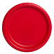 Rode Borden Rond 17,5cm 8st Rode Borden Rond 17,5cm 8st