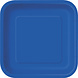 Blauwe Borden Vierkant 17,5cm 16st Blauwe Borden Vierkant 17,5cm 16st