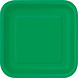 Groene Borden Vierkant 17,5cm 16st Groene Borden Vierkant 17,5cm 16st