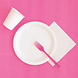 Roze Tafelkleed 2,74m Roze Tafelkleed 2,74m