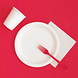 Rood Tafelkleed Compact 2,74m Rood Tafelkleed Compact 2,74m