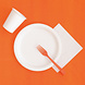 Oranje Tafelkleed Rond 2,13m Oranje Tafelkleed Rond 2,13m
