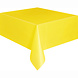 Geel Tafelkleed Plastic 2,74m Geel Tafelkleed Plastic 2,74m