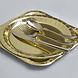 Goud Bestek 19,7cm 18 delig Goud Bestek 19,7cm 18 delig