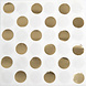 Gouden Servetten Confetti 25cm 16st Gouden Servetten Confetti 25cm 16st