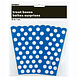 Blauwe Popcorn Bakjes Witte Stippen 13,7cm Blauwe Popcorn Bakjes Witte Stippen 13,7cm