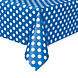Blauwe Tafelkleed Witte Stippen 2,74m Blauwe Tafelkleed Witte Stippen 2,74m