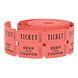Dubbele Tickets Rol 5,1cm 500st Dubbele Tickets Rol 5,1cm 500st