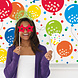 Balloon Cheer Photo Booth Achtergrond 60 "x48" Balloon Cheer Photo Booth Achtergrond 60 "x48"