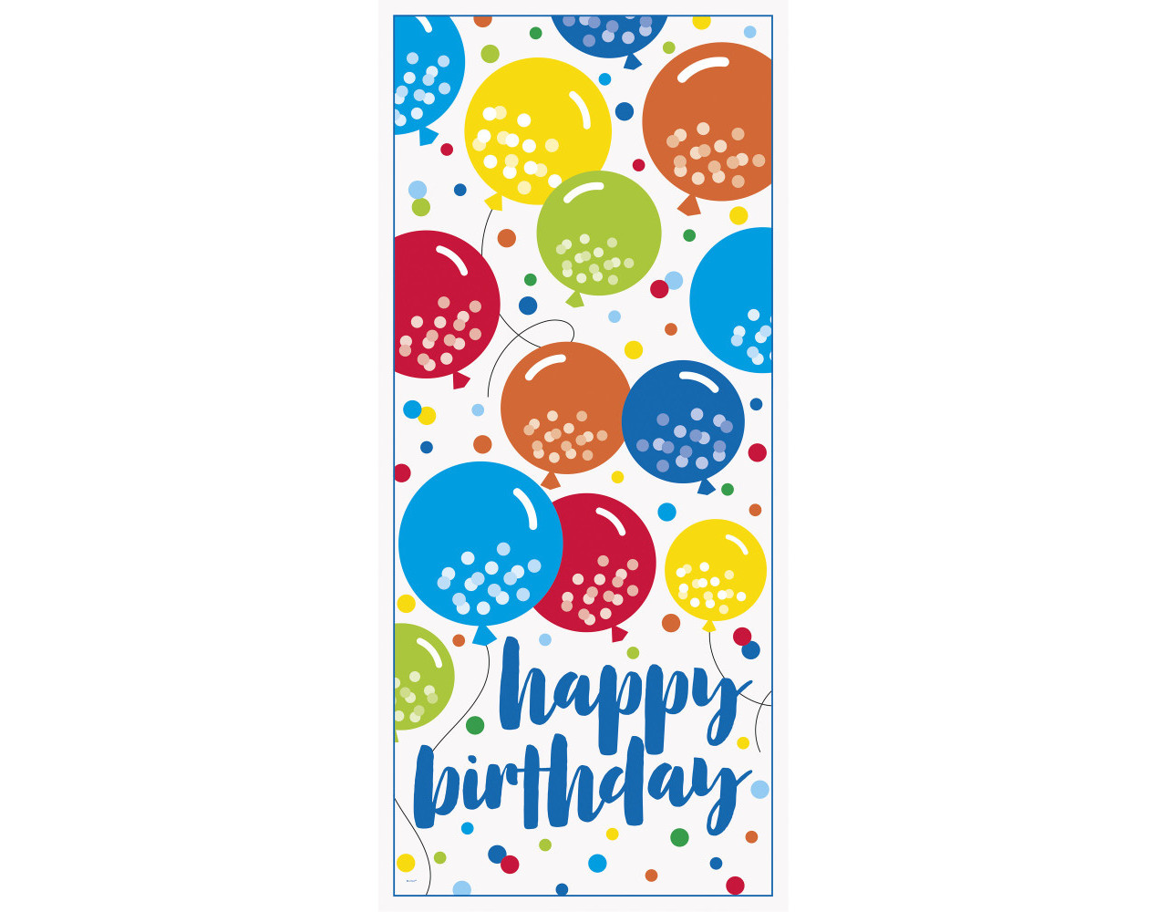 besluiten Karu Kinematica Poster Happy Birthday 1,52m - Partywinkel
