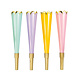 Feesttoeters Pastel 19,7cm 4st Feesttoeters Pastel 19,7cm 4st