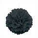 Pompon Zwart 40cm Pompon Zwart 40cm