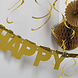 Hangdecoratie Goud 66cm 8st Hangdecoratie Goud 66cm 8st