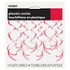 Hangdecoratie Rood 66cm 8st Hangdecoratie Rood 66cm 8st