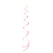 Hangdecoratie Roze 66cm 8st Hangdecoratie Roze 66cm 8st