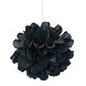 Pompon Zwart 20cm 3st Pompon Zwart 20cm 3st