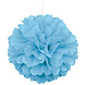 Pompon Lichtblauw 20cm 3st Pompon Lichtblauw 20cm 3st