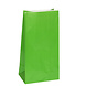 Uitdeelzakjes Groen 25cm 12st Uitdeelzakjes Groen 25cm 12st