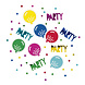 Confetti Verjaardag 3st Confetti Verjaardag 3st