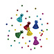 Confetti Verjaardag 3st Confetti Verjaardag 3st