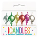 Kaars Ballonnen Metallic 6,4cm 6st Kaars Ballonnen Metallic 6,4cm 6st