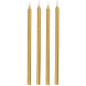 Gouden Kaarsen 13cm 12st Gouden Kaarsen 13cm 12st