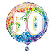 Helium Ballon 50 Jaar Sterren leeg Helium Ballon 50 Jaar Sterren leeg