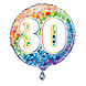 Helium Ballon 30 jaar Sterren leeg Helium Ballon 30 jaar Sterren leeg