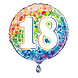 Helium Ballon 18 jaar Sterren leeg Helium Ballon 18 jaar Sterren leeg