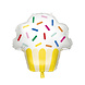 Helium Ballon Cupcake 74cm leeg Helium Ballon Cupcake 74cm leeg