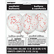 Confetti Ballonnen Rood 40cm 6st Confetti Ballonnen Rood 40cm 6st