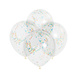 Confetti Ballonnen Gekleurd 30,5cm 6st Confetti Ballonnen Gekleurd 30,5cm 6st