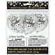 Confetti Ballonnen Happy Birthday Zwart 30cm 6st Confetti Ballonnen Happy Birthday Zwart 30cm 6st