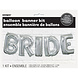 Folie Ballon Bride Zilver Leeg 2,74m Folie Ballon Bride Zilver Leeg 2,74m