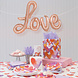 Folie Ballon Love Rose Goud Leeg 2,74m Folie Ballon Love Rose Goud Leeg 2,74m