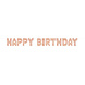 Folie Ballon Happy Birthday Rose Goud Leeg 4,31m Folie Ballon Happy Birthday Rose Goud Leeg 4,31m