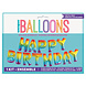 Folie Ballon Happy Birthday Regenboog Leeg 4,31m Folie Ballon Happy Birthday Regenboog Leeg 4,31m