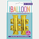 Folie Ballon Hashtag Goud Leeg 15,2cm Folie Ballon Hashtag Goud Leeg 15,2cm