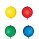 Boksballonnen Gekleurd 40cm 4st Boksballonnen Gekleurd 40cm 4st