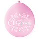 Ballonnen Christening Roze 28cm 10st Ballonnen Christening Roze 28cm 10st
