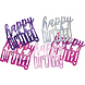 Happy Birthday Tafelconfetti Roze 11 gr Happy Birthday Tafelconfetti Roze 11 gr