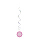 Hangdecoratie Happy Birthday Roze 81cm 6st Hangdecoratie Happy Birthday Roze 81cm 6st
