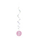 Hangdecoratie 21 Jaar Roze 81cm 6st Hangdecoratie 21 Jaar Roze 81cm 6st