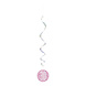 Hangdecoratie 30 Jaar Roze 81cm 6st Hangdecoratie 30 Jaar Roze 81cm 6st